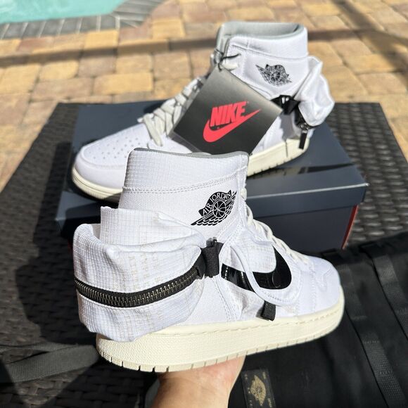 Nike Air Jordan 1 Retro Utility High Men\'s Shoes White DO8727-100 Size 11.5 main image 4